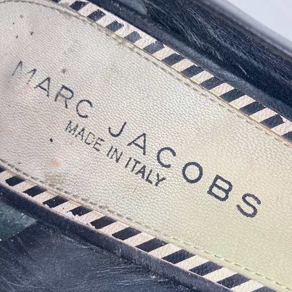 MARC JACOBS Black Leather Ballet Flats - Made in Italy size 40 - Picture 4 of 9